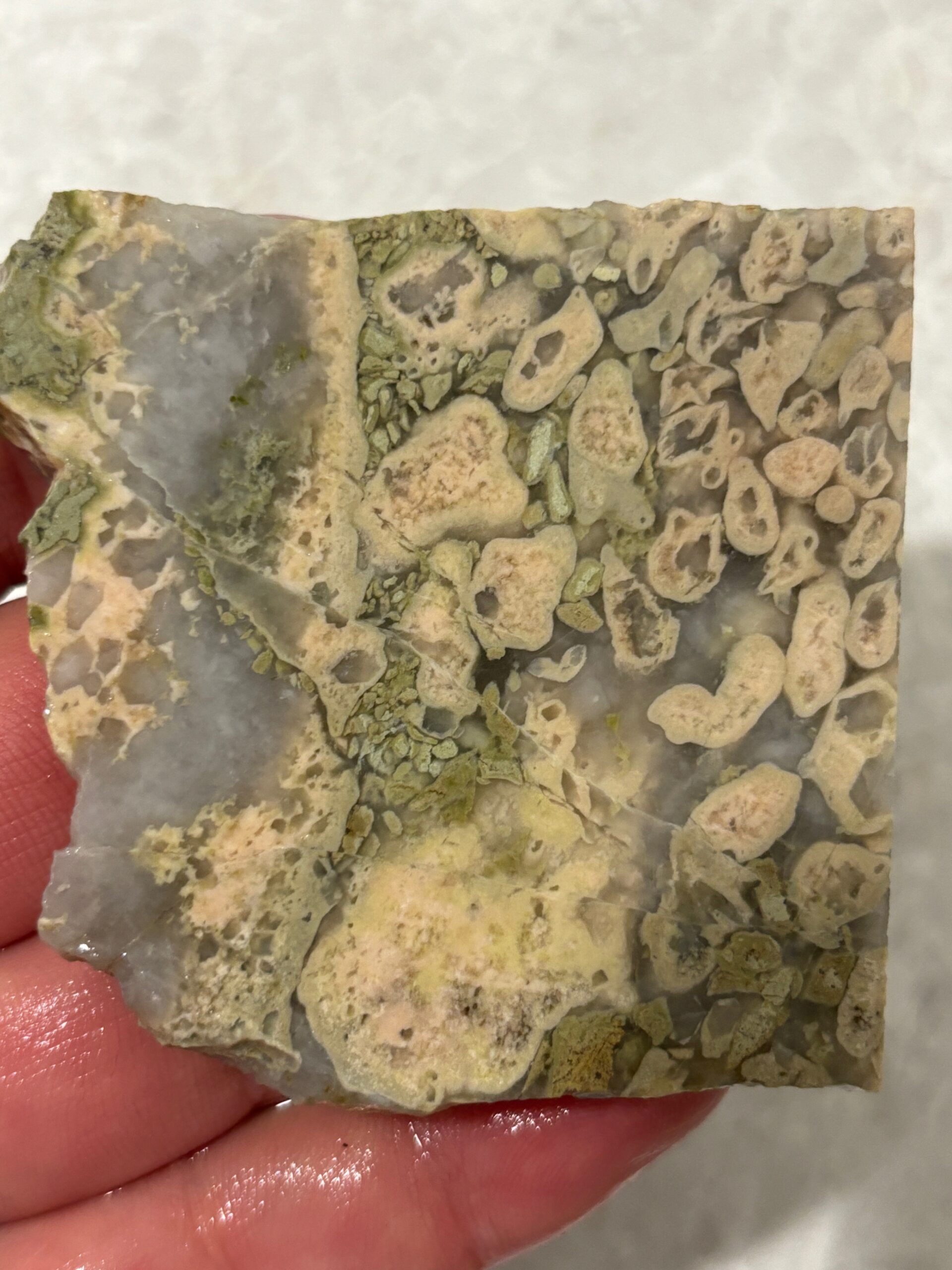 Parksville area Chalcedony / Feldspar / Quartz Crystal pseudomorph